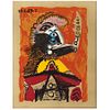 PABLO PICASSO, From the binder Portraits Imaginaires, 1969, Signed and dated on plate 27.5.69, Lithograph 206/250, 24.4 x 19.2" (62 x 49 cm)