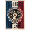 SHEPARD FAIREY, Liberte, egalite, fraternite, Signed, Lithograph without print number, 33.4 x 22" (85 x 56 cm)