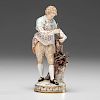 Meissen Figure of a Young Man 