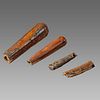 England, Lot of 4 Wooden Knife handles c.17th centry AD.