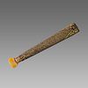 Late 19th century Persian Gold inlaid Cigarette Holder. 
