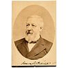 JAMES G BLAINE 1884 Republican Presidential Candidate Signed Cabinet Card