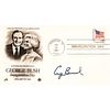 Lot of Two - 1981 Inauguration Day Cache Covers Signed GEORGE Herbert Walker BUSH