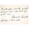 1864 EDWARD EVERETT, Washington the greatest of good men + the best of great men