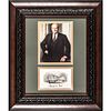 GERALD R. FORD Signed Official White House Card Custom Framed Display