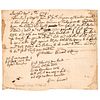 1753 MATTHEW GRISWOLD Connecticut Governor Signed Financial and Legal Document