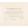 Official Appointment Document With HERBERT HOOVER Stamped Signature