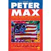 1991 Signed PETER MAX Russian Tour AMERICAN FLAG Poster for a Leningrad Show