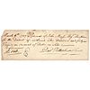 DAVID RITTENHOUSE, 1787 Autograph Document Signed Astronomer, U.S. Mint Director