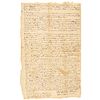 1781 Revolutionary War Document Signed Regarding Problems Facing NH Churches
