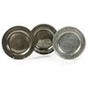 Three Pewter Chargers