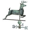 A Molded Sheet Copper and Cast Zinc Leaping Stag Weathervane, in the manner of E.G. Washburne & Co., New York, New York, circa 1890