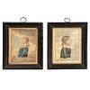 A Pair of New Jersey Portraits, Attributed to Jacob Maentel (American, 1763-1863)