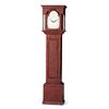 A Federal Red-Painted Pine Tall Case Clock, Garry Lewis, Trumbull County, Ohio, Circa 1820