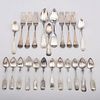 A Collection of Ohio Valley Coin Silver Flatware