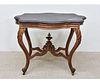 Victorian Carved Walnut Table
