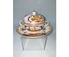 Sevres Covered Soup Bowl and Saucer