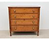 Maple and Cherry Sheraton Chest of Drawers