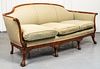 Rococo Style Carved Fruitwood Sofa