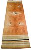 Chinese Ningxia Pictorial Temple Carpet 11' x 4'