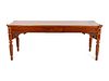 An Edwardian Carved MahoganyNinepins Table
Height 36 x length 88 x depth 28 inches.