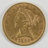 1895 Liberty Head $5 Gold Coin