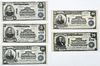 Five Large Tennessee National Notes