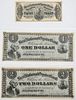 Three First National Oyster Bank Notes 