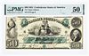1861 $50 Confederate Note T-6