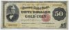 1882 $50 Gold Certificate