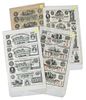 Uncut Sheets of Obsolete Banknotes