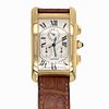 Cartier Tank 18K Leather Band