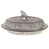 Baltimore Silver Plated Repousse Covered Dish