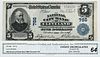 1902 $5 National City Bank Cleveland, Ohio