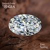 4.09 ct, H/IF, Oval cut Diamond. Unmounted. Appraised Value: $200,400 