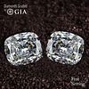 4.01 carat diamond pair Cushion cut Diamond GIA Graded 1) 2.00 ct, Color I, VS2 2) 2.01 ct, Color I, VS2. Unmounted. Appraised Value: $47,000 