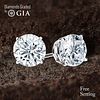 4.45 carat diamond pair Round cut Diamond GIA Graded 1) 2.22 ct, Color D, IF 2) 2.23 ct, Color D, IF. Unmounted. Appraised Value: $324,900 