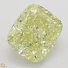 2.22 ct, Natural Fancy Yellow Even Color, SI1, Heart cut Diamond (GIA Graded), Unmounted, Appraised Value: $31,300 
