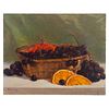 Nathaniel K. Gibbs. Basket of Grapes, oil