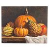 Nathaniel K. Gibbs. Still Life with Pumpkin, oil