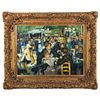After Renoir. "Bal du Moulin de la Galette," oil