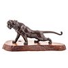 Japanese Prowling Tiger Bronze