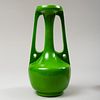 Henry Tooth Green Glazed Vase for Bretby