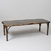 Philip and Kelvin LaVerne Patinated Metal Low Table