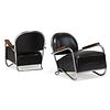 K.E.M. WEBER Pair of low lounge chairs