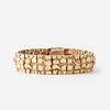 A fourteen karat gold bracelet,
