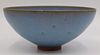 Chinese Blue Glazed Bowl.