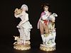 A Pair of 19th Century German Meissen Figurines