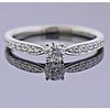 Tiffany & Co 0.23ct G VVS1 Diamond Platinum Engagement Ring 