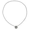Van Cleef & Arpels Diamond Gold Lotus Pendant Necklace